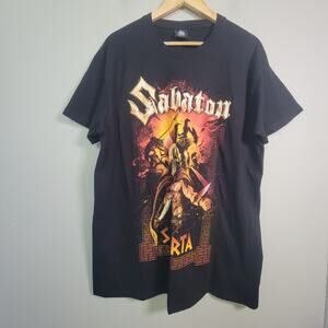 Sabaton Mens XXL Sparta Print T Shirt Top